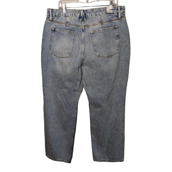 NWT Good American Good 90s Distressed Ripped Jeans Size 15 New - Picture 2 of 6